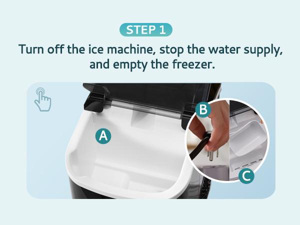 EUHOMY Ice Maker Cleaner & Descaler - 16 fl oz - Compatible with All Types of Ice Machines