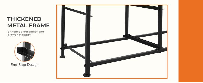 Chest of Drawers with 8 Fabric Drawers, Sideboard with Drawers, Drawer Cabinet for Kitchen, Office, Hallway & TV Cabinet Chest of Drawers with 8 Fabric Drawers, Sideboard with Drawers, Drawer Cabinet for Kitchen, Office, Hallway & TV Cabinet