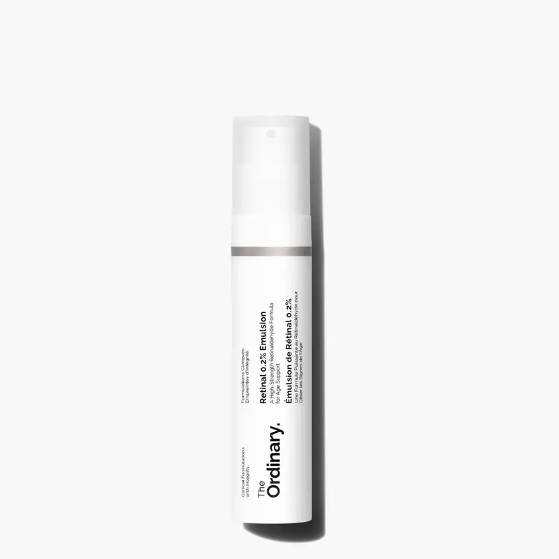 The Ordinary Retinal 0.2% Emulsion, High-Strength Retinoid Serum for Advanced Anti-Aging Support, 0.5 Fl Oz