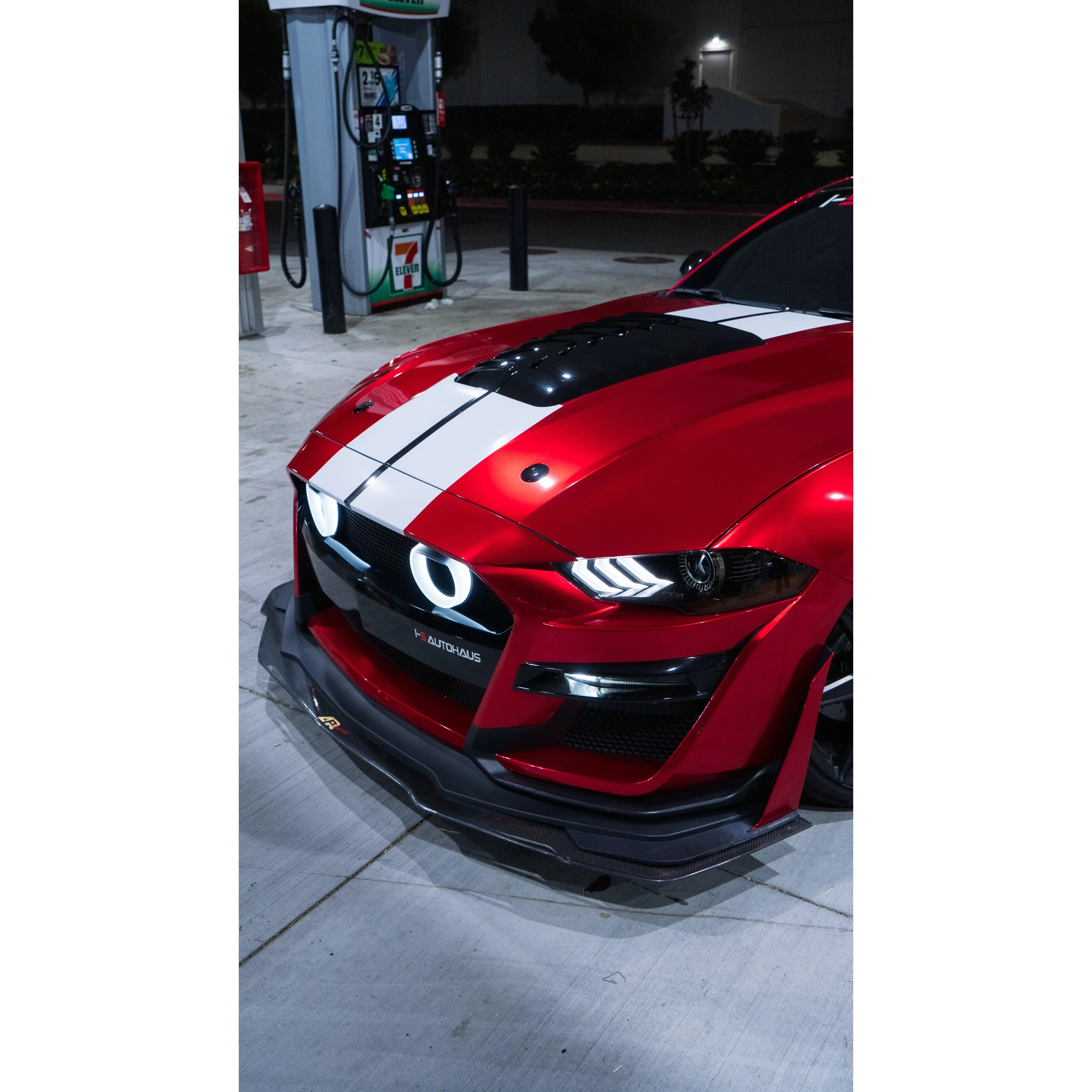 APR Performance Carbon Fiber Splitter for 2015-2018 Mustang GT500 Style Bumper