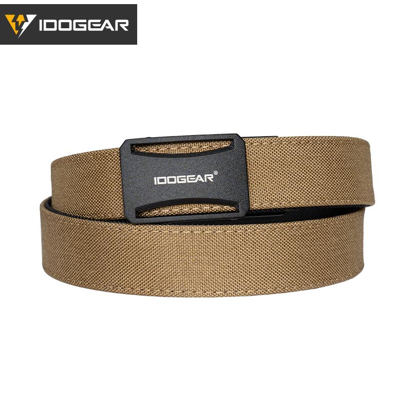 IDOGEAR Men's 1.25" Belt with Adjustable Metal Ratchet Buckle 1000D Nylon Duty CCW Belts 3443 SpringStatements