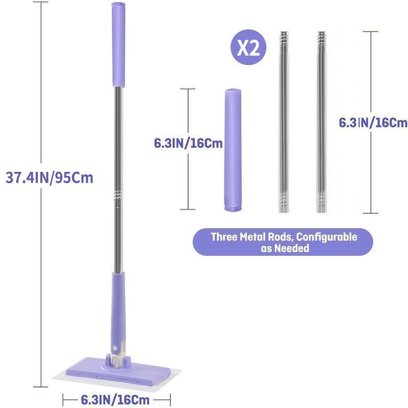 [Free Shipping]No-wash Mop, Uses Disposable Face Towel, Hands-Free Replacement, Dry and Wet Multi Surface Floor Cleaner, Bathroom Cleaning,home essentials,bathroom accessories,bathroom decor set,peach mycintre,herbal diffuser,diffuser,dopamine decor