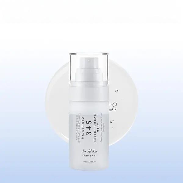 345 Relief Cream Mist, Hydrating Facial Mist with Rice Extract, Soothing Care for Sensitive Skin, Vegan Korean Skincare