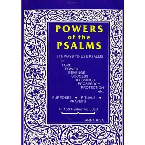 Powers of the Psalms Religious Trade Paperback - Anna Riva, Prayer Journal, 0.35 lbs, 8.43" h x 5.2" l x 0.47" w, Easy-Reading Format (Religion & Inspiration, Humanities & Social Sciences Category)