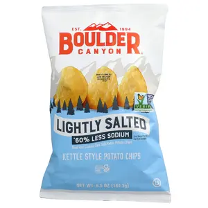 Boulder Canyon Kettle Style Potato Chips, Lightly Salted, 6.5 oz (184.3 g)