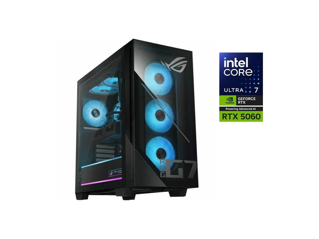 Asus ROG G7 Gaming Desktop - Intel Core Ultra 7 265F - NVIDIA GeForce RTX 5060 - 16GB/1TB
