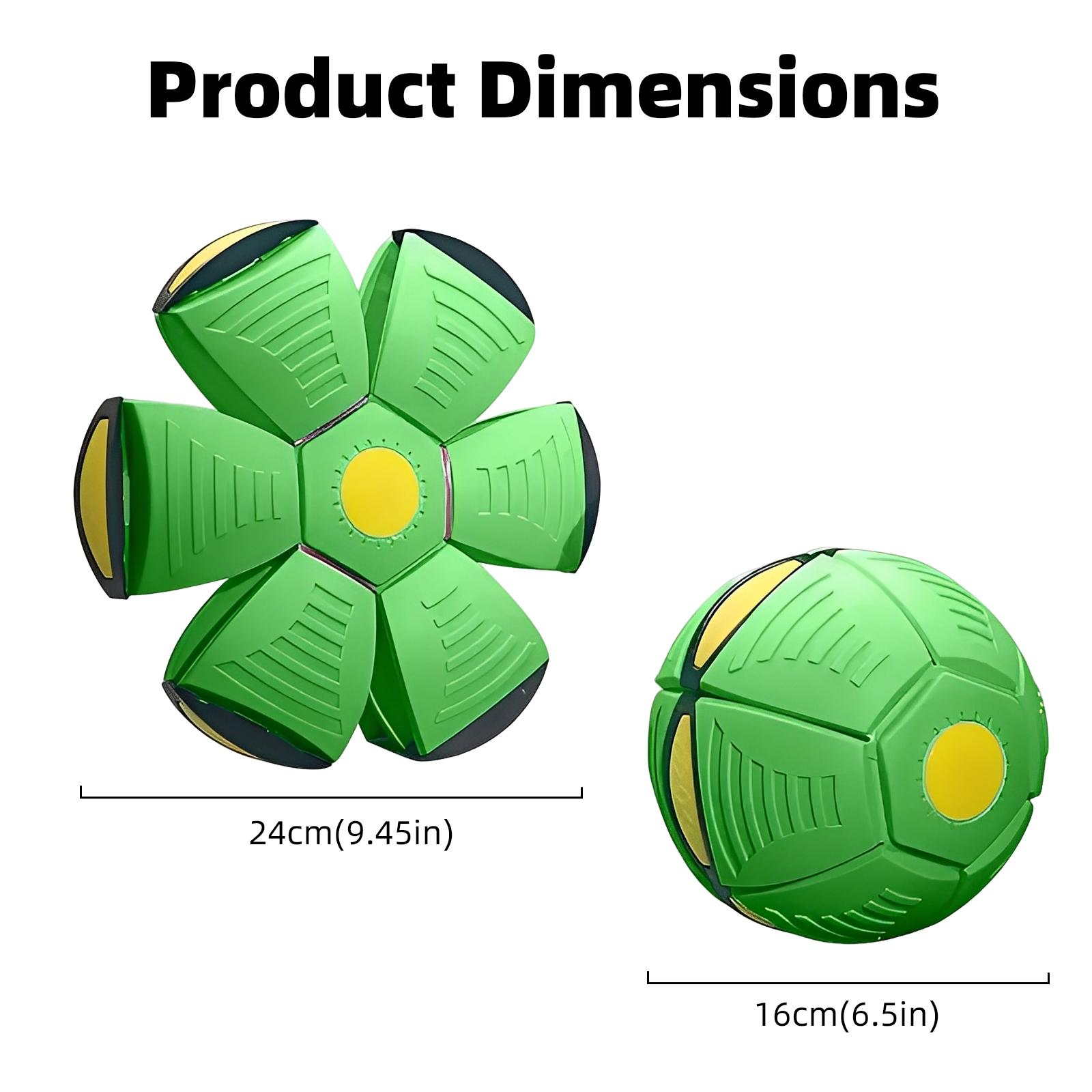 Magic Metaball Bouncing Ball Interactive Fun for Christmas Thickened Explosion-proof Smooth Flying Saucer Toy for Kids & Adults 2 Forms Freely Switch Soft Eco-friendly TPE Material