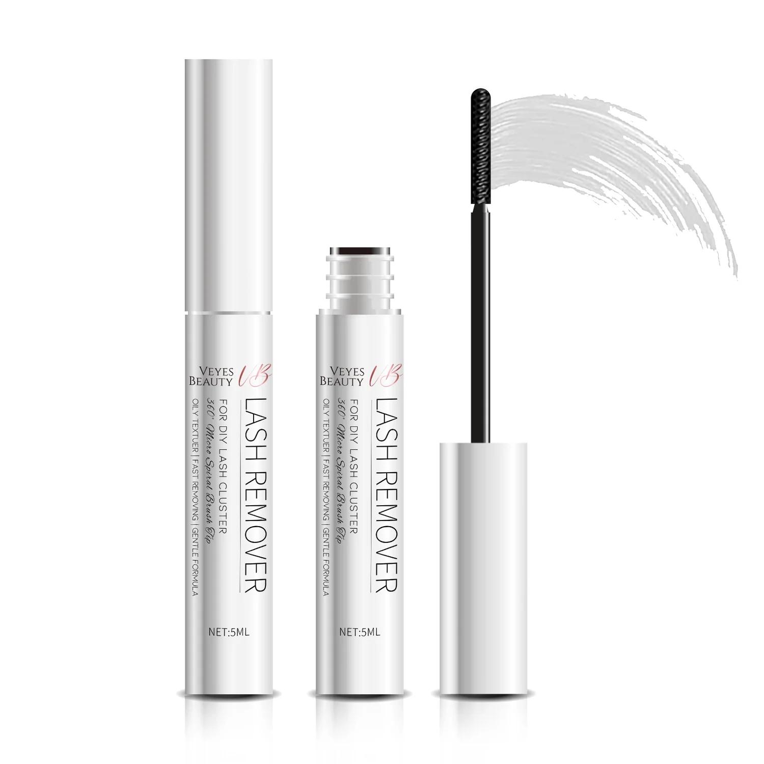VEYESBEAUTY 5ml Cluster Lash Remover for DIY Eyelash Extensions Clear Remover for Self-application Individual Lashes at Home Makeup Remover