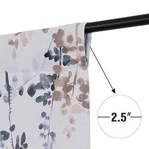 H.VERSAILTEX Blackout Tie Up Curtain - Thermal Insulated Balloon Curtain for Small Window Adjustable Kitchen Tie Up Curtain ( Rod Pocket Panel ) H.VERSAILTEX Blackout Tie Up Curtain - Thermal Insulated Balloon Curtain for Small Window Adjustable Kitchen Tie Up Curtain ( Rod Pocket Panel )