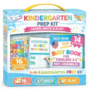 Kindergarten Prep Kit | Preschool Learning Toys 3-5 | Homeschool Toddler Activities Bundle Gift