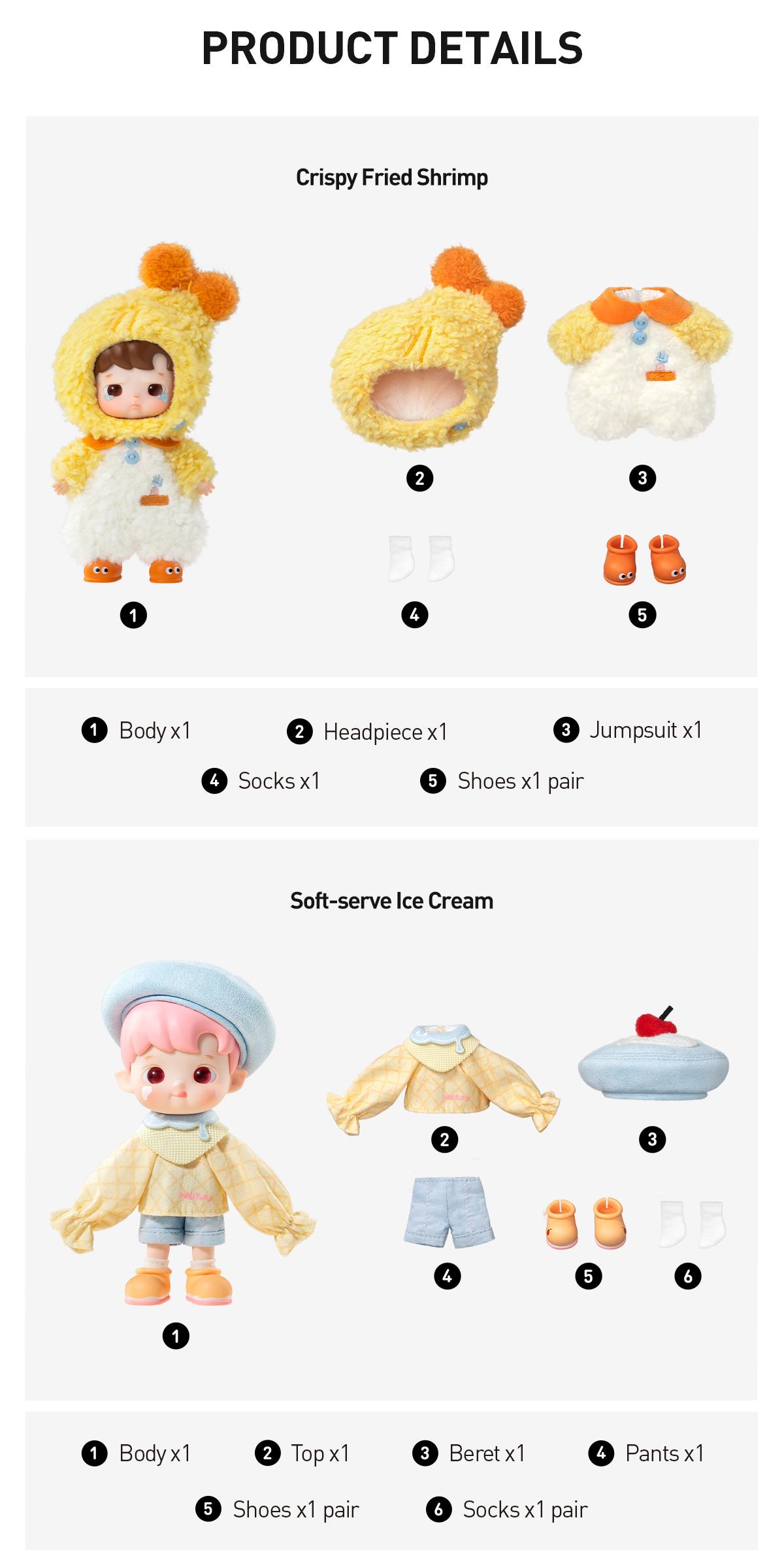 POP MART HACIPUPU Little Foodie Series 1/12 Action Figure