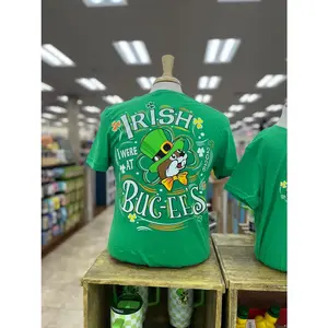 Buc-33’s St Patrick’s Day Tshirt, Irish Bucees Tee, Lucky Beaver Shamrock Shirt, St Patricks Shirt, St Paddys Day Tshirt