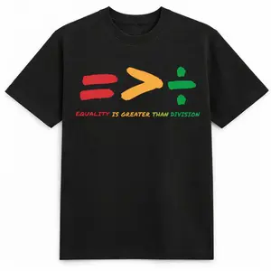 Equality Is Greater Than Division Shirt, Gift For Black Teacher, Human Rights Shirt, Equality T Shirt, Black History Shirt, Social Justice