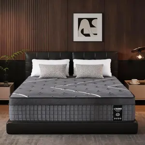 Queen Mattress, 10/12/14 Inch Full, Queen,King  Mattresses in a Box, Medium Firm Memory Foam Bed Hybrid Mattresses with Individual Pocket Springs,Cool Breathable,Pressure Relief, Fiberglass-Free, CertiPUR-US