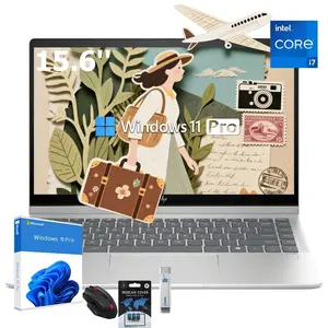 HP 2025 15.6 FHD inch Laptop PC,Windows 11 Pro,Bluetooth 5.3,Intel Core i7-1355U, 32GB RAM, 512GB SSD,Backlit Keyboard, Wi-Fi 6,Silver,Bundle Accessory