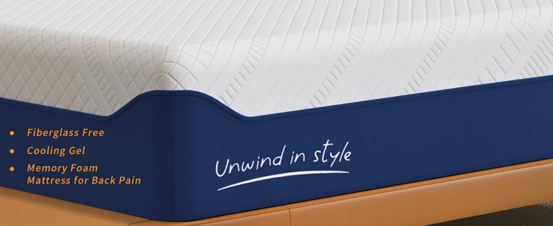 Green Tea Gel Memory Foam Mattress in a Box with Cooling Gel Infusion, CertiPUR-US Certified, Washable Cover, Restful Night Pressure Relief