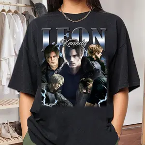 Limited Leon K. T-shirt, Zombie Survival Agent Shirt, Horror Game Inspired Tee, Retro Survival Gamer Shirt, Unisex Gift