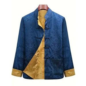 Traditional Chinese Clothing for Men, Including Tang Suits And Long-Sleeved Jackets for Spring And Autumn, Chinese Size, Please Check The Size Guide Carefully