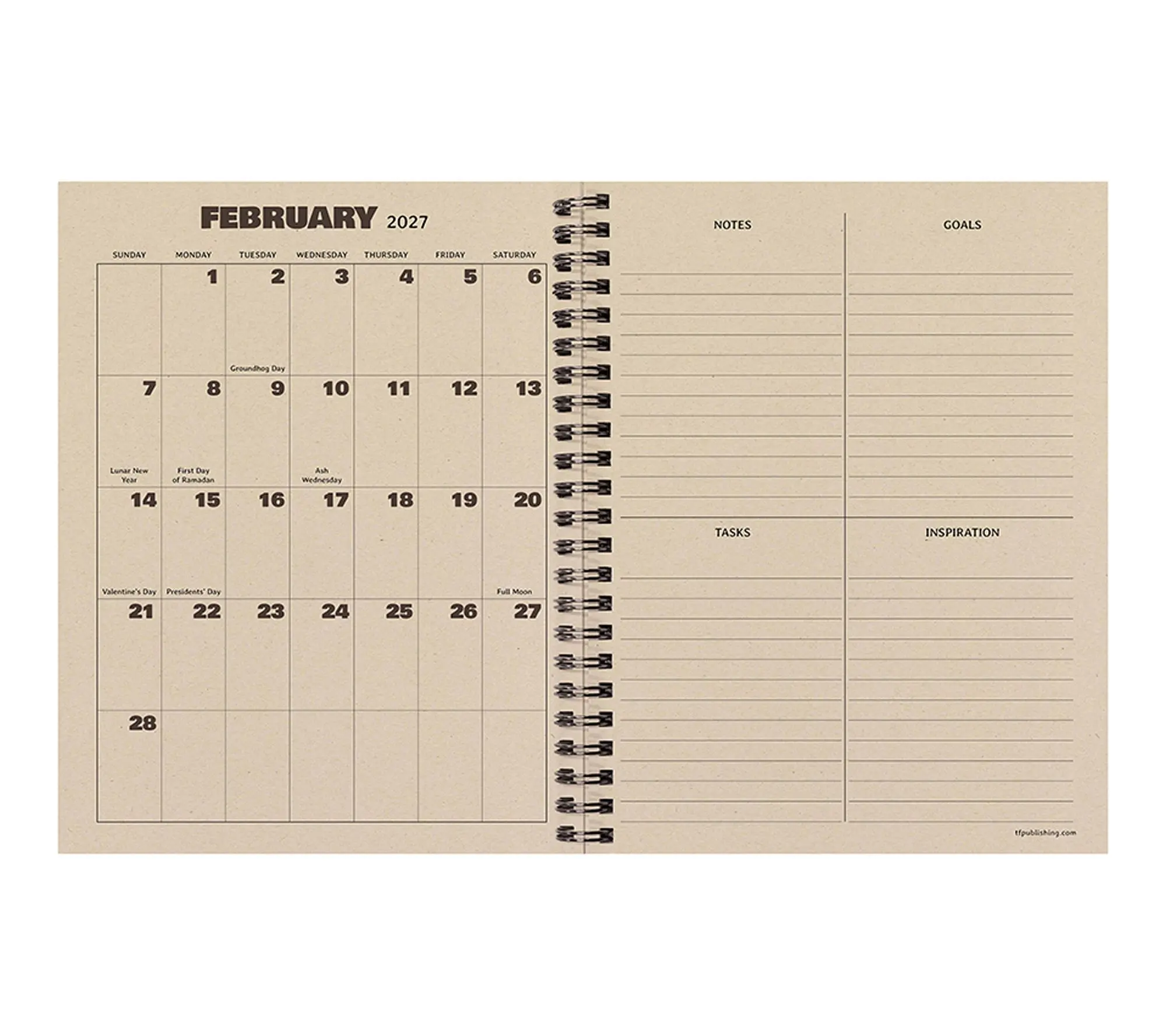 TF Publishing Green Forest Medium Weekly Monthly Planner TF Publishing Green Forest Medium Weekly Monthly Planner