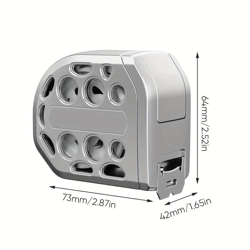 2025 New 16/25FT Stainless Steel Tape Measure - Dual-Sided Precision Imperial & Metric Scales, Auto-Lock, Magnetic Base, Pro-Grade Accuracy (25ft/7.5m)