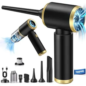 Wireless car vacuum cleaner, equipped with 4-in-1 accessories, suitable for cars, homes, offices, and pets - High powerful suction and multi-functional accessories, Cordless, Multi-Surface. Portable Rechargeable. Handheld Handhe. electric air duster.