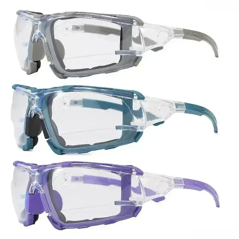 Unisex Fit Anti-Fog Safety Goggles with Foam Seal Gasket, Impact-Resistant UV400 Polycarbonate Lenses, Splash-Proof Workshop Safe Protective Eyewear (Multiple Quantities) for Construction & DIY Projects
