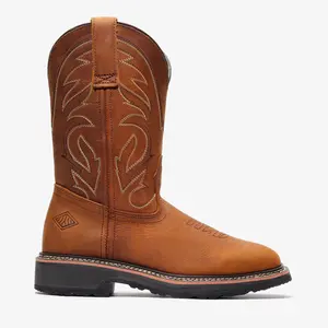 Rancher Grit 12" S Toe Wellington Crazy Brown