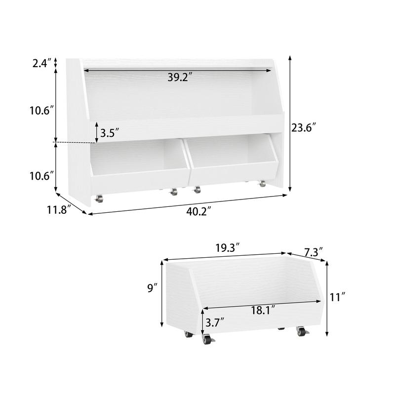 【LIVE】COZPAW 2 Tier/3 Tier Toy Storage Organizer with Movable Drawers, Large Capacity, Modern Design for Kids' Playrooms, Nursery, Kitchen, Bedrooms & Interior Organizing Furniture