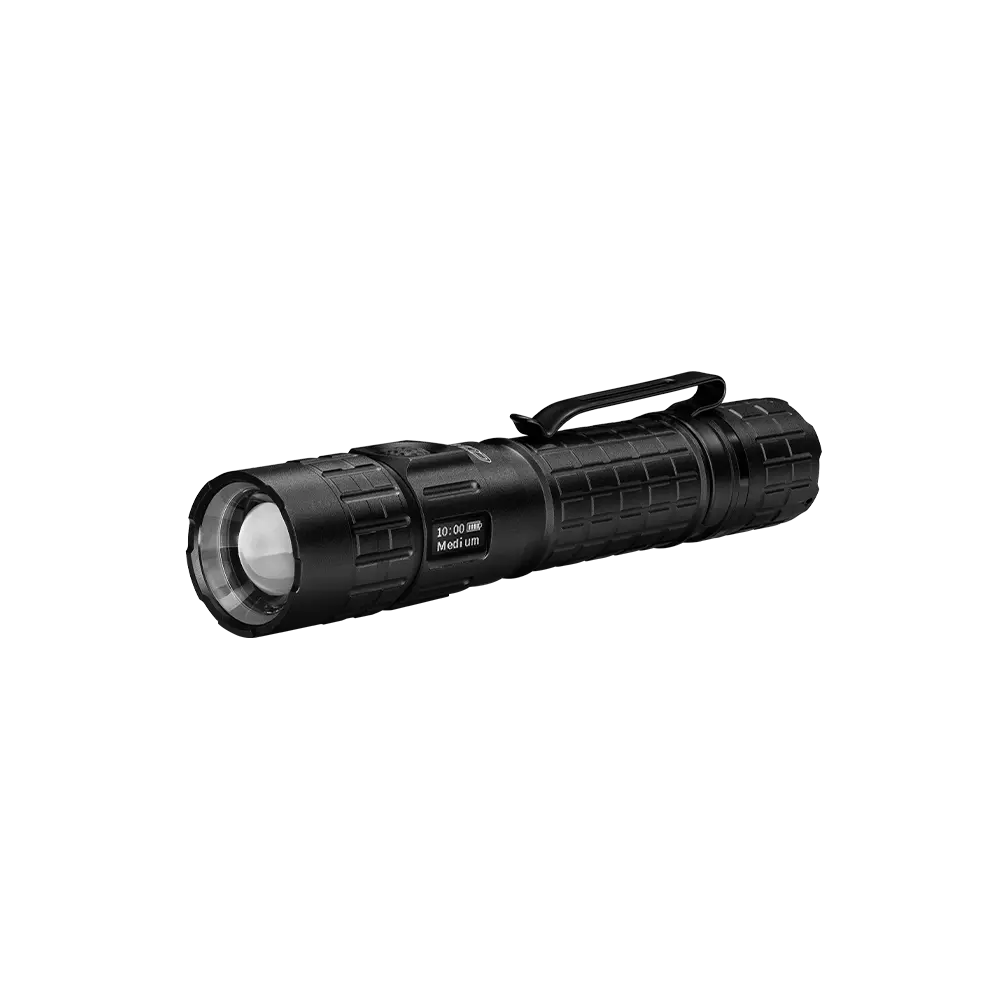 COAST TX300R High Performance Handheld Flashlight with 3000 Lumens, 6 Modes, Turbo & MoonGlow, POWERiQ Display, Rechargeable Battery, IP67 Waterproof