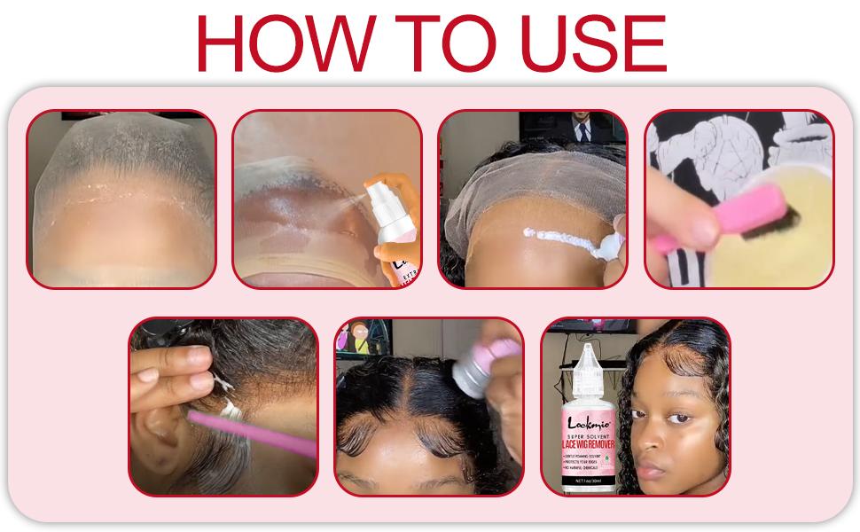 15 Count Wig Kit for Lace Front Wigs,Strong Hold Melting Sprayfor Wigs/Wig Glue Lace Glue/Hair Wax Stick/Lace Melting Band/Edge Control/Edge Brush/Wig Cap - Wig Accessory Essentials Kit,valentine's day gifts for her/him