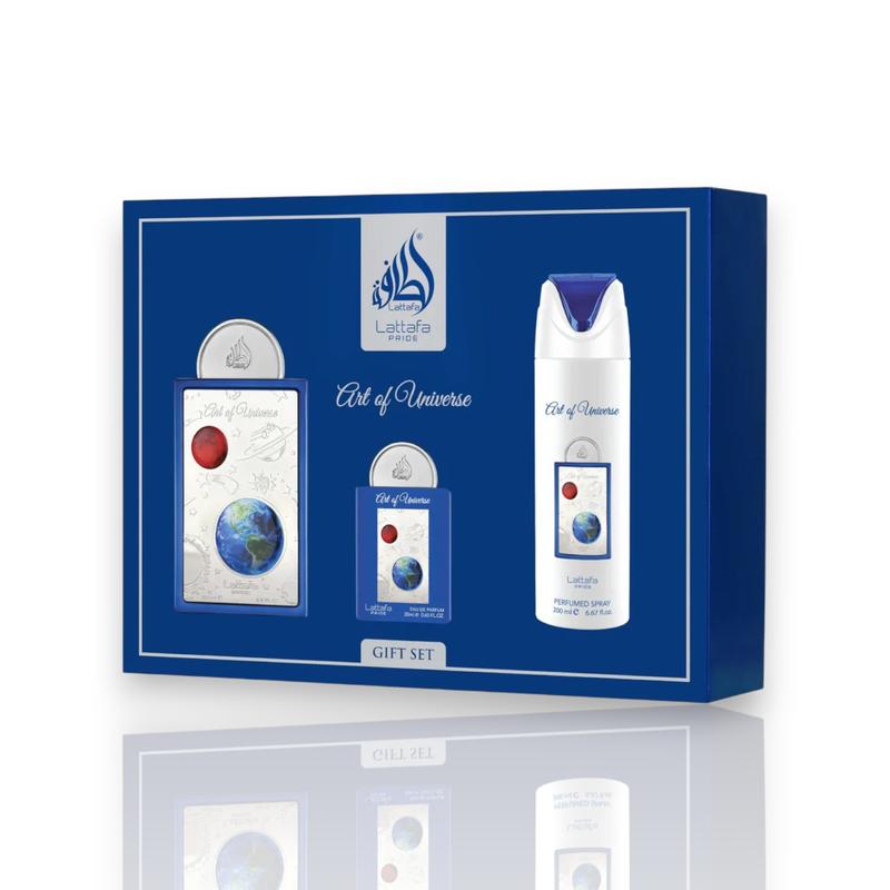 Lataffa | Art Of Universe gift set | Eau De Parfum | Unisex Fragrance | 20 ML - 200ML | Mandarin, Bergamot, Ginger, Mint