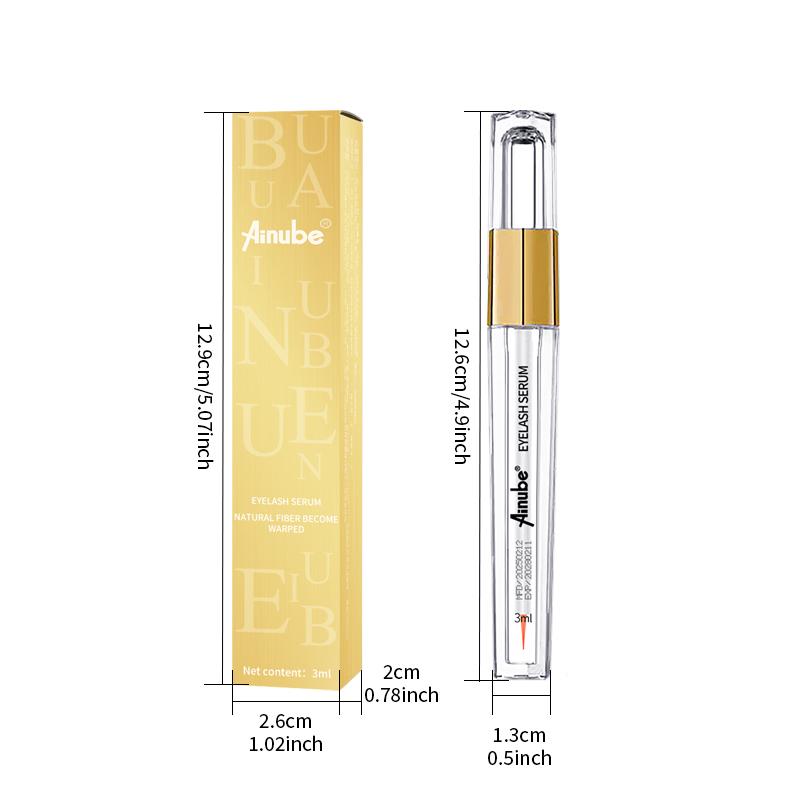 Ainube Lash Enhancing Serum | Promotes Natural Lash Growth for Longer, Thicker Lashes | Plant-Based Extraction Technology with Ginseng Root to Nourish & Boost Growth | Gentle & Non-Irritating Formula| Gentle & Non-Irritating Eyelash Enhancer