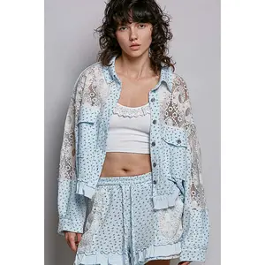 Skye Waffle Knit and Crochet Top Skye Waffle Knit and Crochet Top