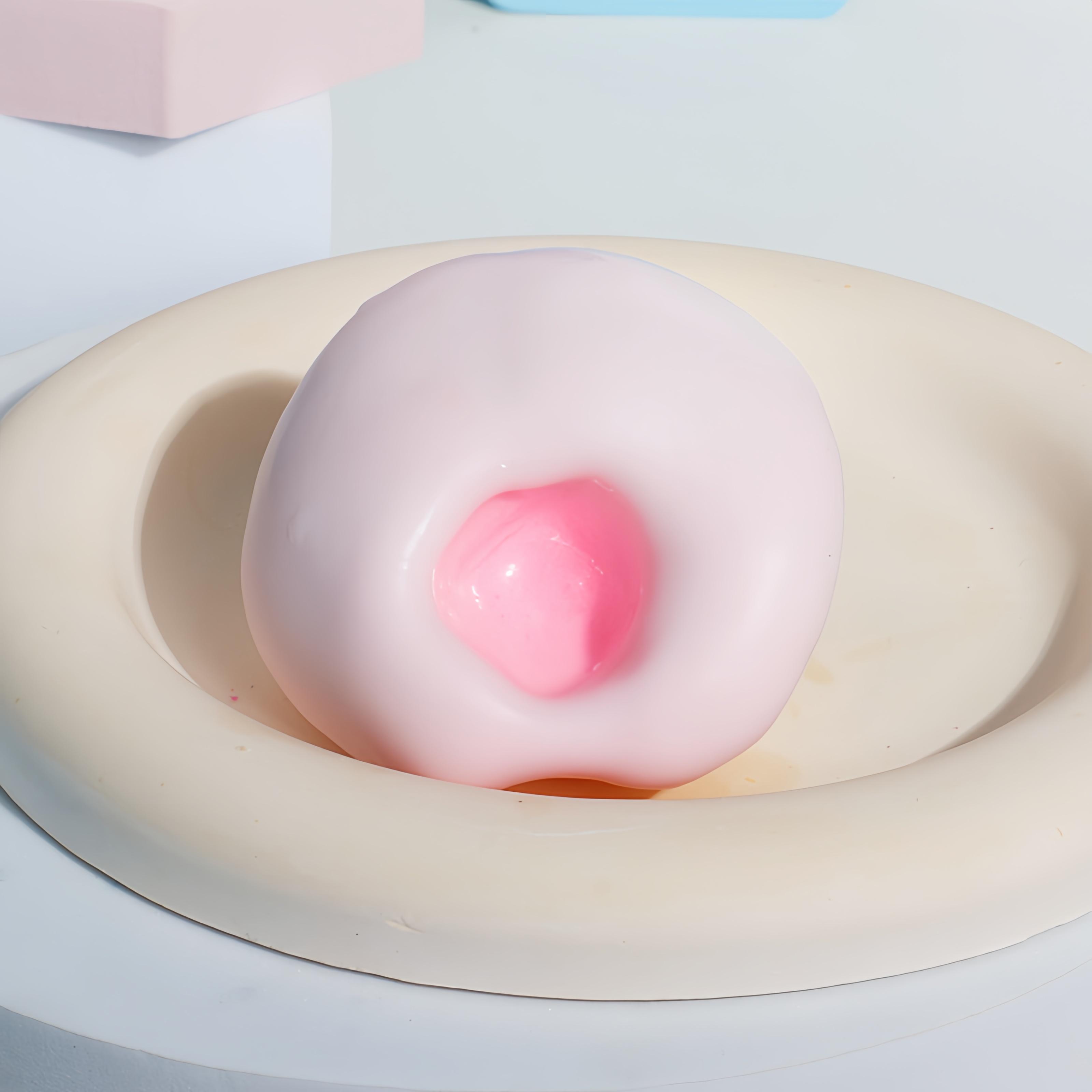 Ice Skin Sticky Rice Ball DIY Moldable Slow Rebound Stress Relief Toy, Mochi Squishy, Handmade Relaxing Squeeze Fun, Perfect Gift for Kids & Adults