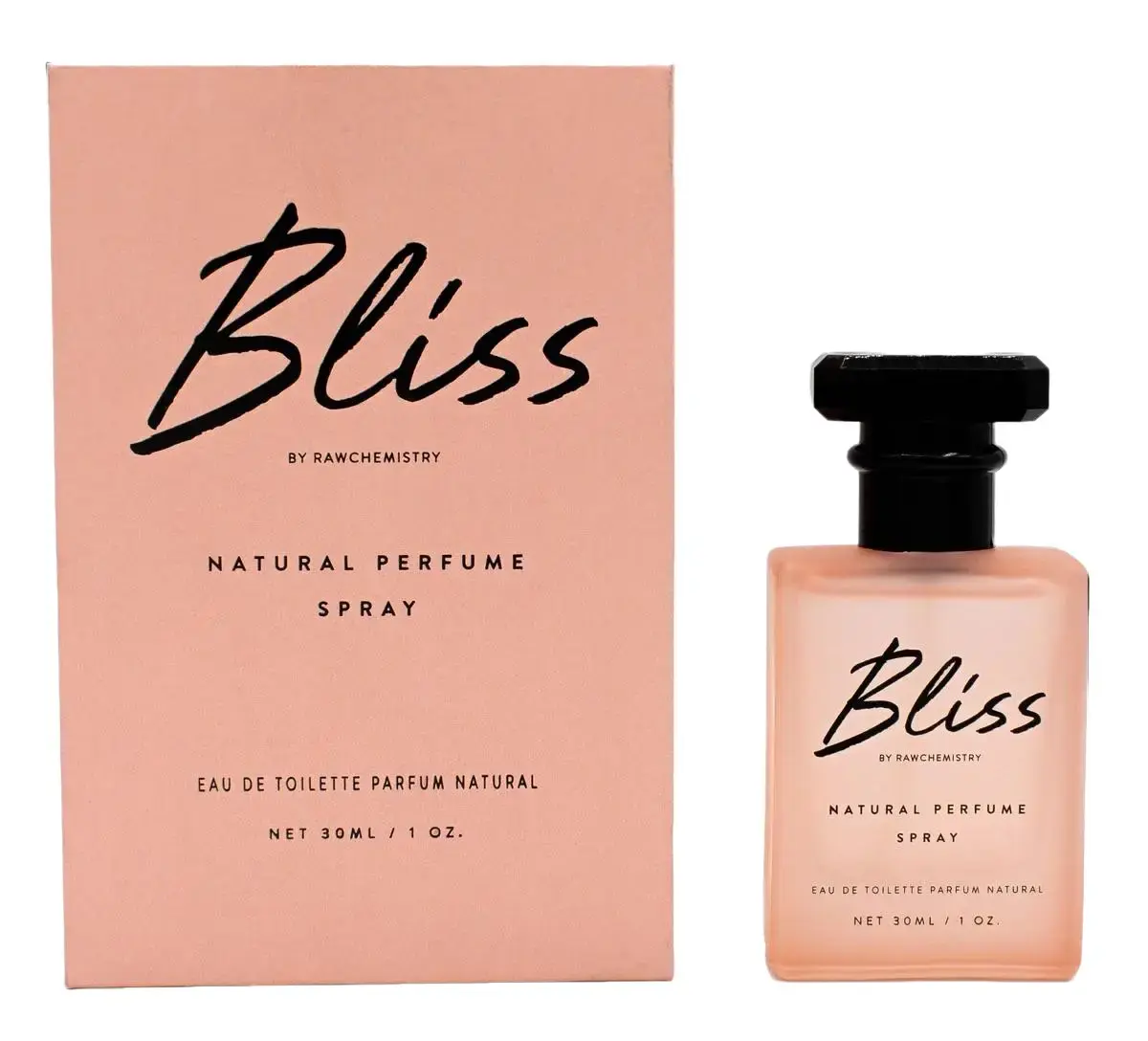 RawChemistry Bliss Pheromone Perfume Spray for Women – 1 oz (30 ml), Pheromone-Infused, Oil-Based Feminine Fragrance