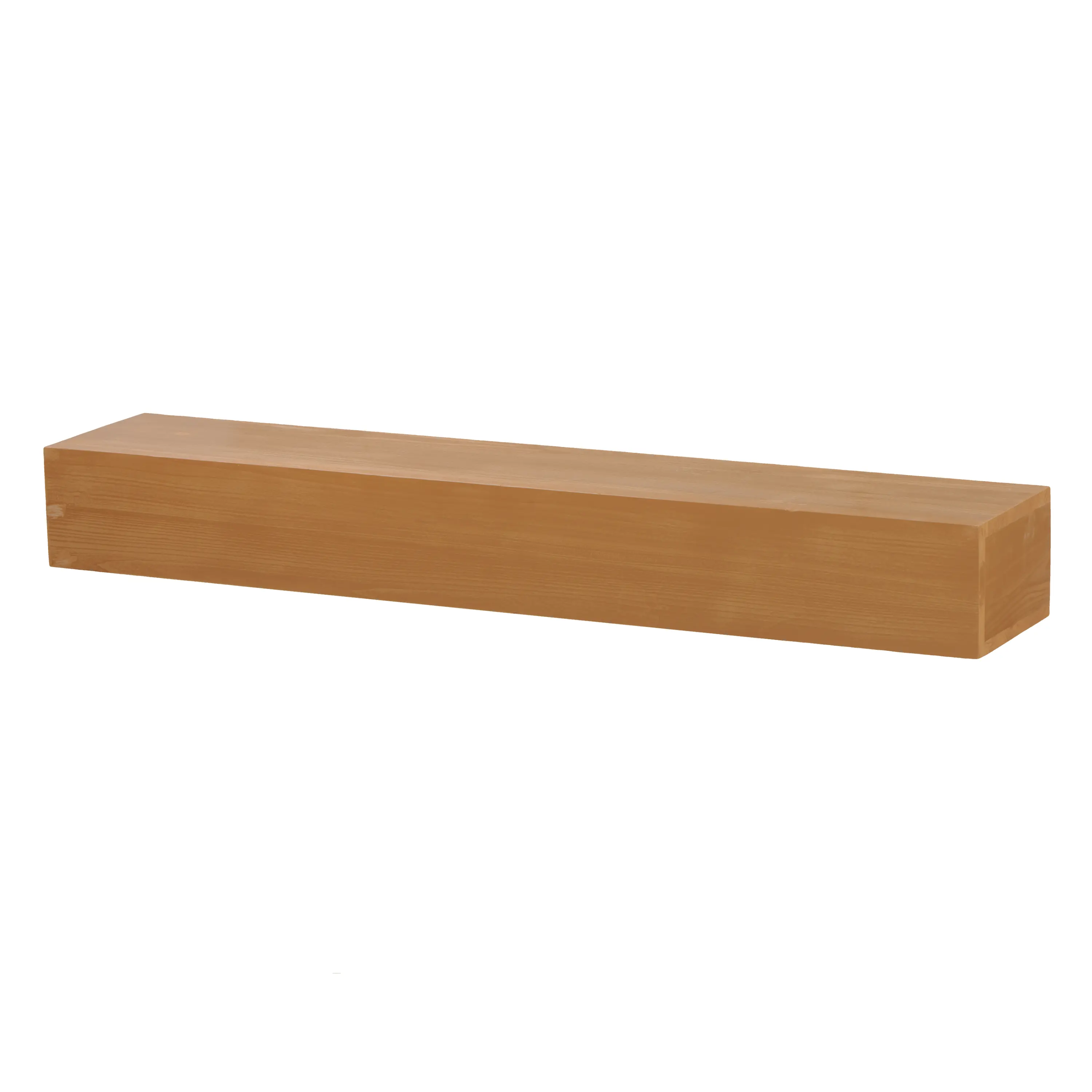 48‘’/60''/72''Rustic Solid Wood Floating Fireplace Mantel - Classic Wall Mounted Shelf for Farmhouse Home Decor Wall, Bedroom, TV, Books, Livingroom