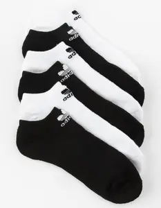 ADIDAS 6 Pack Trefoil No-Show Mens Socks