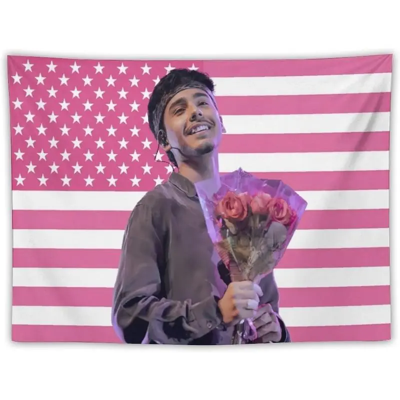 Ivan Music Cornejo Tapestry Flag Poster Dormitory Living Room Bedroom Interesting National Flag Indoor And Outdoor Decoration Wall Aesthetic Art Home Decoration Supplies Merch summerwins