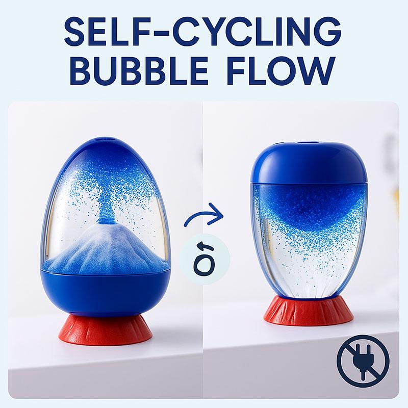 Creative Eggshell Volcanic Eruption Timer & Sand Hourglass Modern Desk Decor Craft Ornament for Relaxation Fun Sand Timer for Kids Gift for Kids Home Office Car Decoration Birthday Gift and Holiday Souvenir