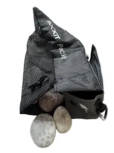 ROCKIT Pocket – Collapsible Rock Collecting Bag for Rockhounds, Hikers, and Kids