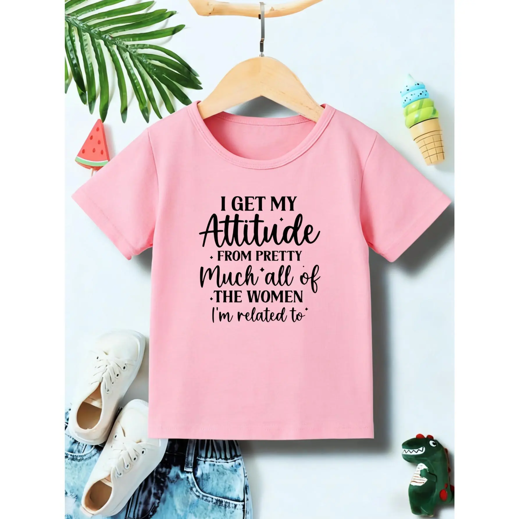 I Get My Attitude From Pretty Much All Of The Women I'm Related To Unisex T-shirt youth clothing downtown girl outfit boys clothing cute school tops teen stuff for girls kids stuff for girls teen girl clothes stocking stuffers for girls kids clothing