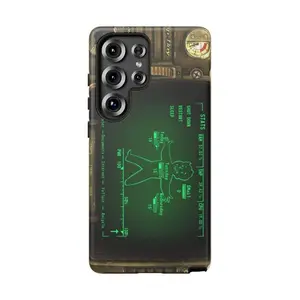 Fallout phone case Fallout Pip boy phone case vault tech Tough Cases Suitable For iphone 17 pro case 16 max plus air 15 14 13 & For Samsung Galaxy S25 S24 Ultra Galaxy A15 A16 5G