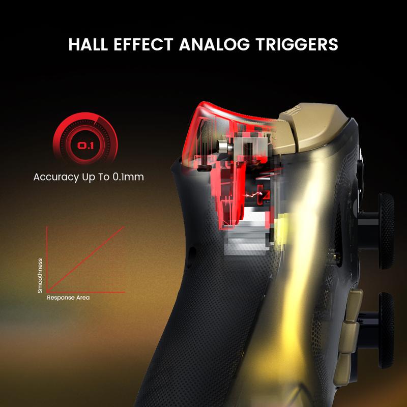 GameSir Kaleid Flux Wired RGB Controller for Xbox Series X|S, Xbox One, Windows 10/11 & Steam, Anti-Drift Gamepad with Precision Hall Effect Sticks GameSir Kaleid Flux Wired RGB Controller for Xbox Series X|S, Xbox One, Windows 10/11 & Steam, Anti-Drift Gamepad with Precision Hall Effect Sticks