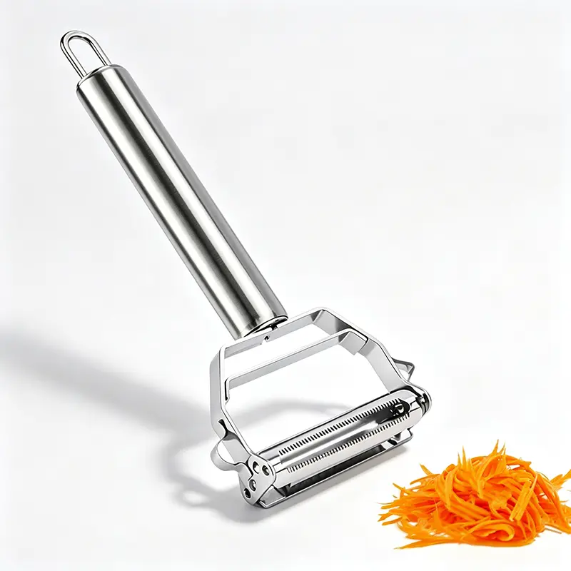 304 Stainless Steel Peeler & Scraper, Multifunctional Kitchen Tool for Peeling Potatoes, Fruits, Melons & Grating Zucchini, Professional Kitchen Shaver Peeling Knife for Household Use