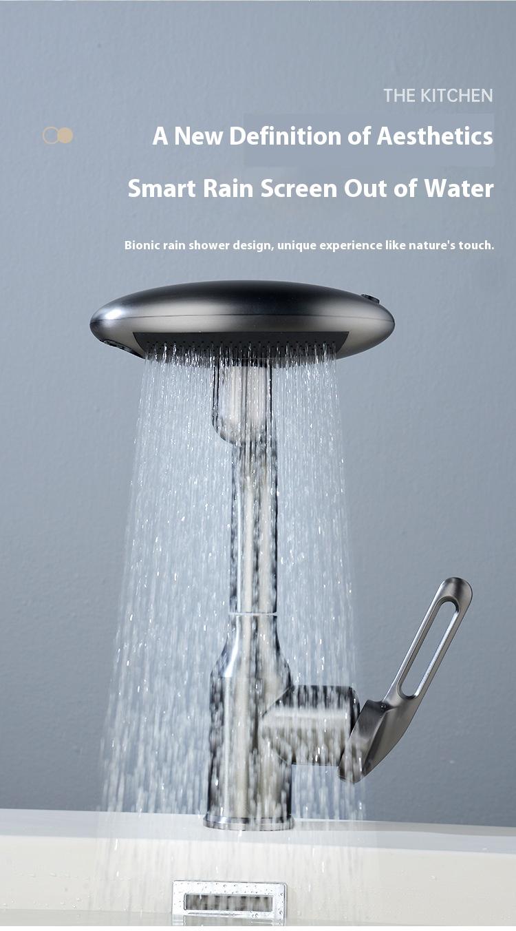 Spaceship Faucet 360° Rotating Bathroom Sink Faucet with 4 Spray Modes Modern Kitchen Vanity Lavatory Tap for Unique Home Decor & TikTok Viral Gift Multi-functional Swivel Basin Faucet Spaceship Faucet 360° Rotating Bathroom Sink Faucet with 4 Spray Modes Modern Kitchen Vanity Lavatory Tap for Unique Home Decor & TikTok Viral Gift Multi-functional Swivel Basin Faucet