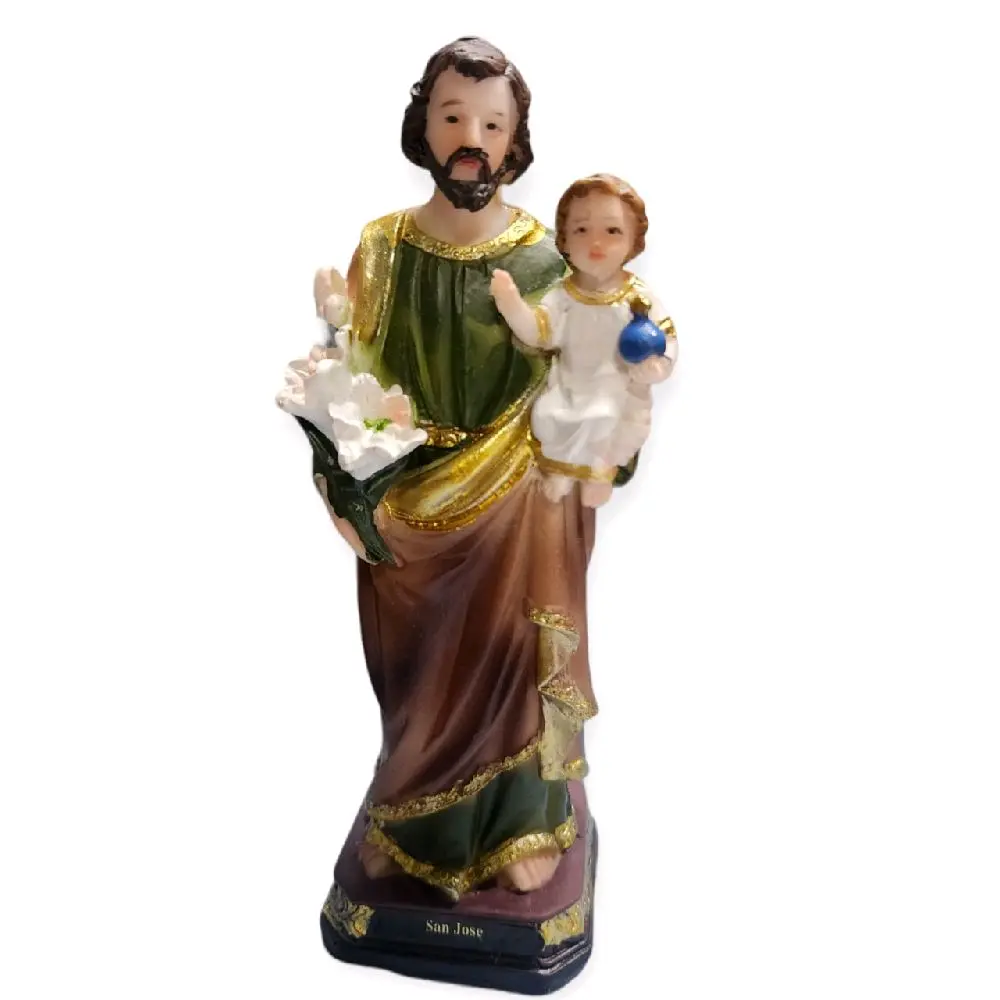 San Jose 5" Inches Tall 25039-5 Santo Estatua St Saint Joseph Brand New  Religious Decor Ornaments Patron Saint of Fathers