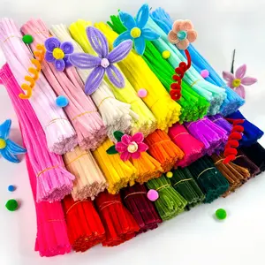 1000 PCS Pipe Cleaners Craft Bulk, Kids Toys & Games Gifts,1000pcs Arts Crafts,Chenille Stems Art Supplies for Projects Creative DIY Room Decor,Christmas Decorations Gifts