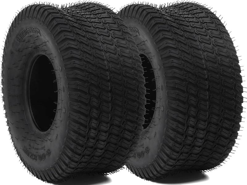 YITAMOTOR 20x8-8 Lawn Mower Tires, Suitable for Lawnmowers, Motorcycles, Garden Tractors, Golf Carts, and Farm Equipment, 4Ply, Set of 2
