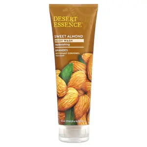 Desert Essence Body Wash, Sweet Almond, 8 fl oz (237 ml)
