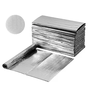 Double Reflective Insulation Sheet, 16-Pack, Double-Sided Aluminum Foil Radiant Barrier, 6mm Thickness, 24 In X 4 Ft, Dual-Layer Air Bubble Shield, Thermal Insulation Rolls For Attic, Roof, Wall, And HVAC Energy Savings